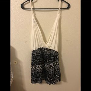 Tribal print romper